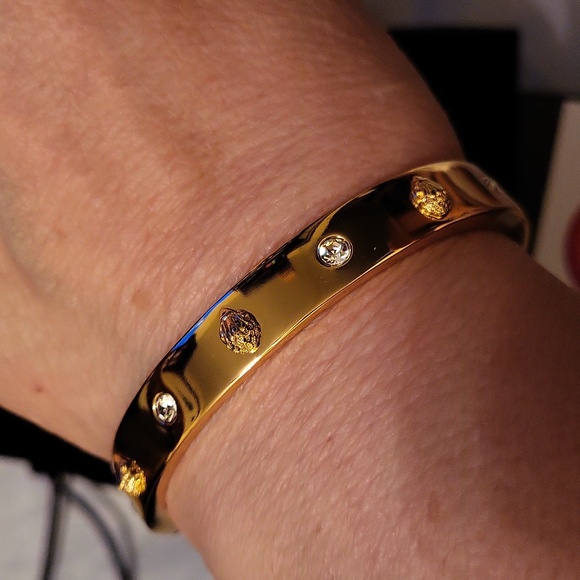 Kurt Geiger Eagle gem hinged Bangle - Picture 3 of 6